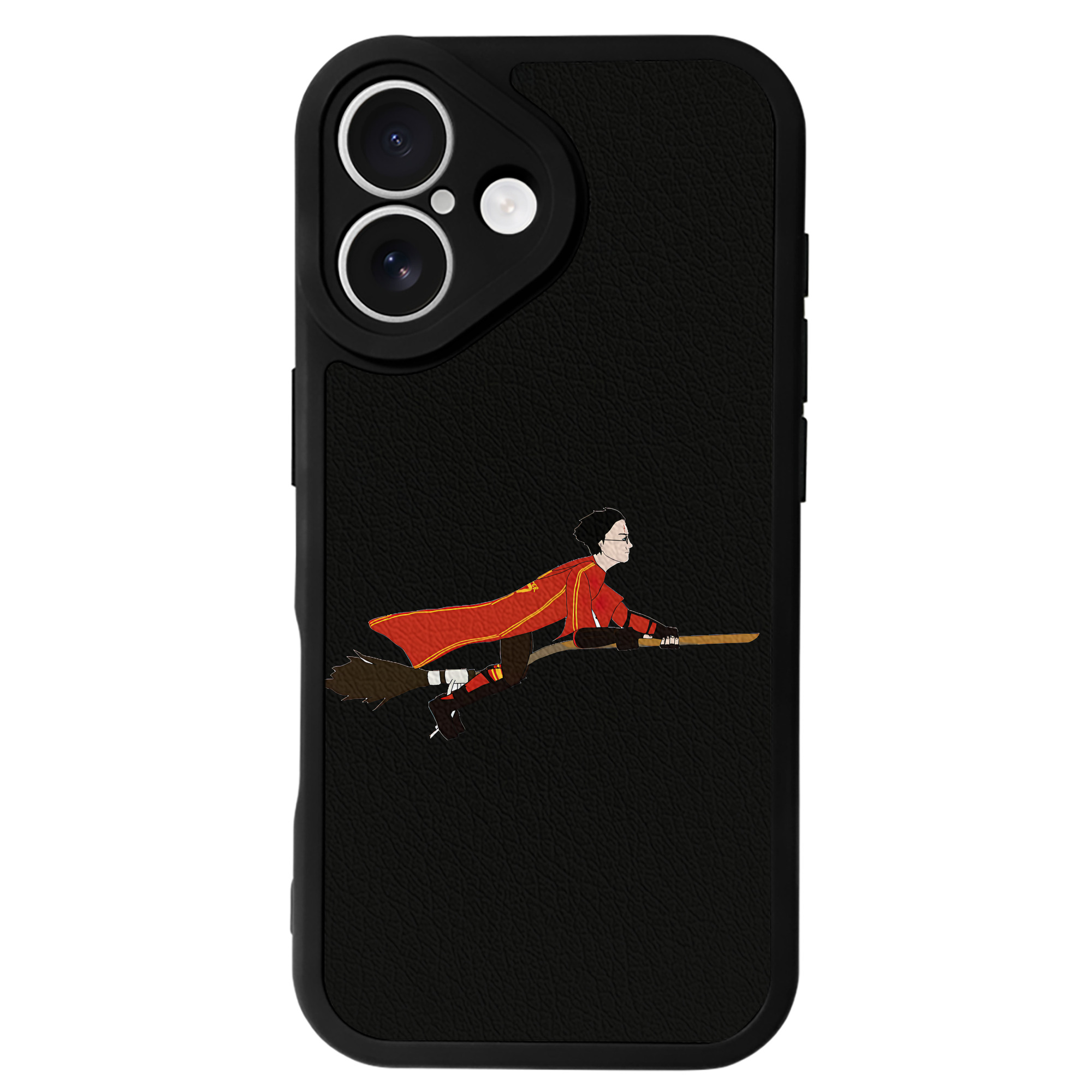 （画像用） Harry Potter ハリー・ポッターシリーズ 【iPhone 16シリーズ対応】シリコンスマホケース（レザー調） 材質：シリコン